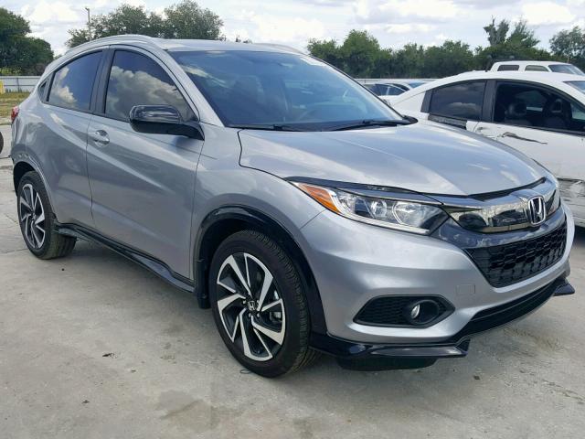 3CZRU5H17KG703660 - 2019 HONDA HR-V SPORT SILVER photo 1