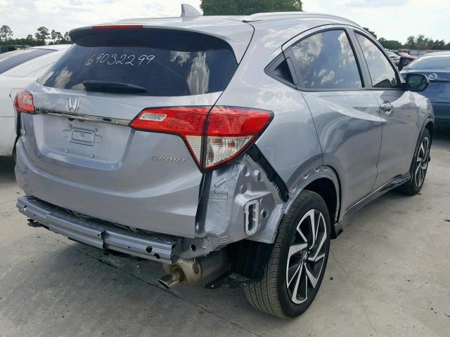 3CZRU5H17KG703660 - 2019 HONDA HR-V SPORT SILVER photo 4