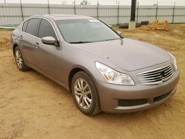 JNKCV61F09M363892 - 2009 INFINITI G37 GRAY photo 1