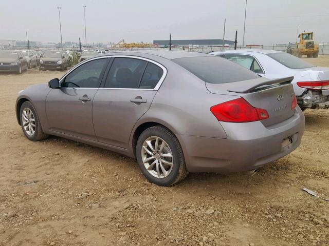 JNKCV61F09M363892 - 2009 INFINITI G37 GRAY photo 3