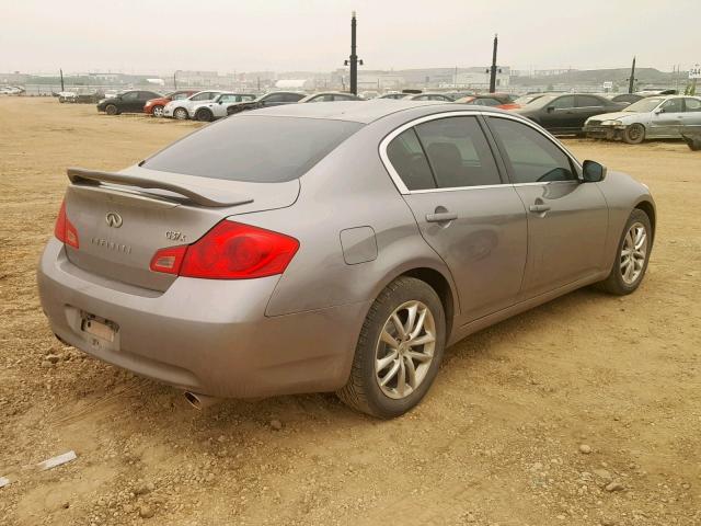 JNKCV61F09M363892 - 2009 INFINITI G37 GRAY photo 4