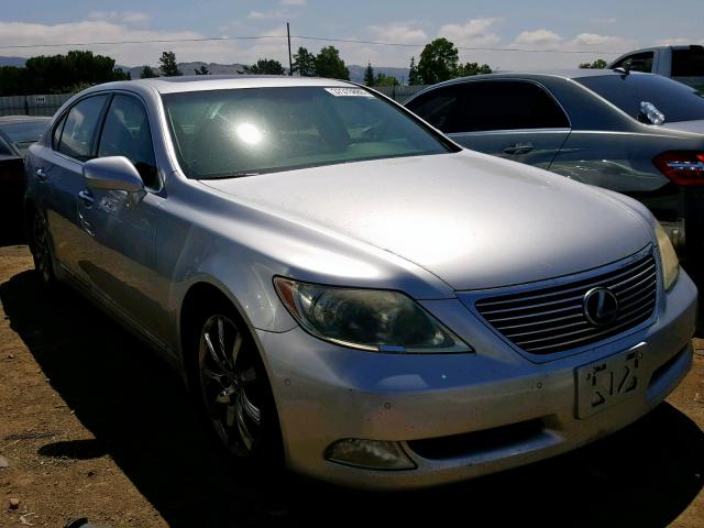 JTHGL46F475012964 - 2007 LEXUS LS 460L SILVER photo 1