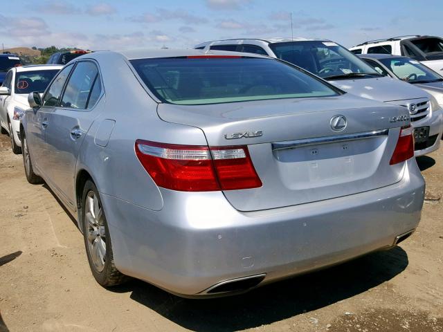 JTHGL46F475012964 - 2007 LEXUS LS 460L SILVER photo 3