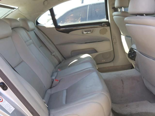 JTHGL46F475012964 - 2007 LEXUS LS 460L SILVER photo 6