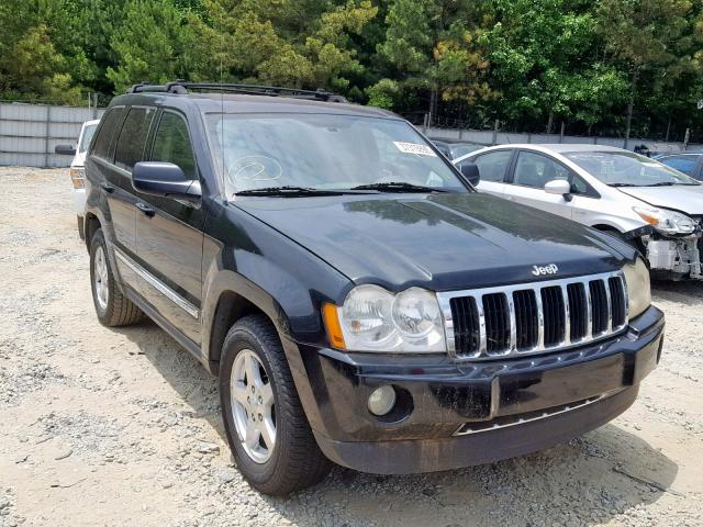 1J4HS58N46C117155 - 2006 JEEP GRAND CHER BLACK photo 1