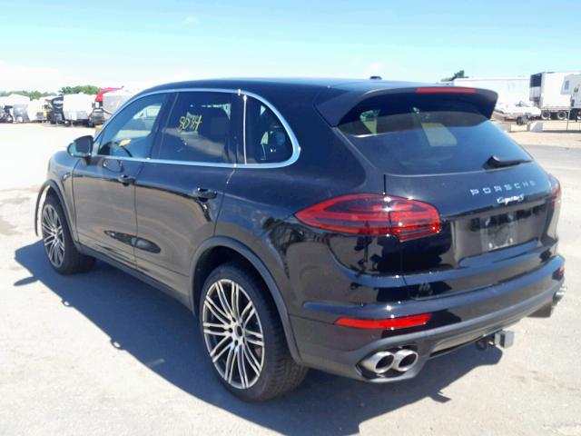 WP1AB2A27JLA60754 - 2018 PORSCHE CAYENNE S BLACK photo 3