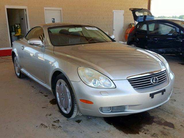 JTHFN48Y020020344 - 2002 LEXUS SC 430 SILVER photo 1