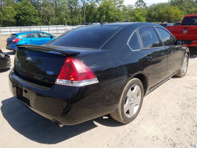 2G1WD58C769184970 - 2006 CHEVROLET IMPALA SUP 黑色 照片 4