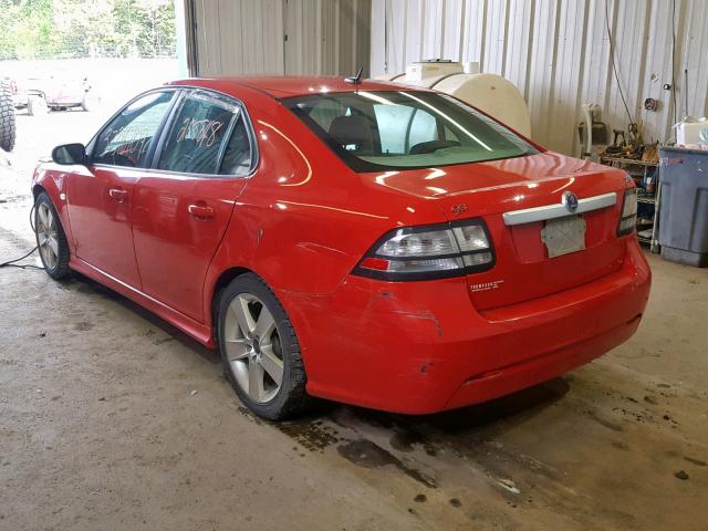 YS3FB49Y991007145 - 2009 SAAB 9-3 2.0T RED photo 3