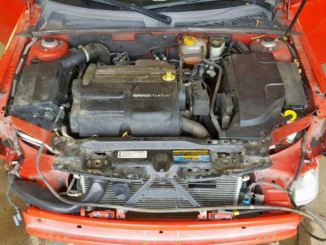 YS3FB49Y991007145 - 2009 SAAB 9-3 2.0T RED photo 7