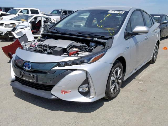 JTDKARFP6H3033870 - 2017 TOYOTA PRIUS PRIM 银色 照片 2