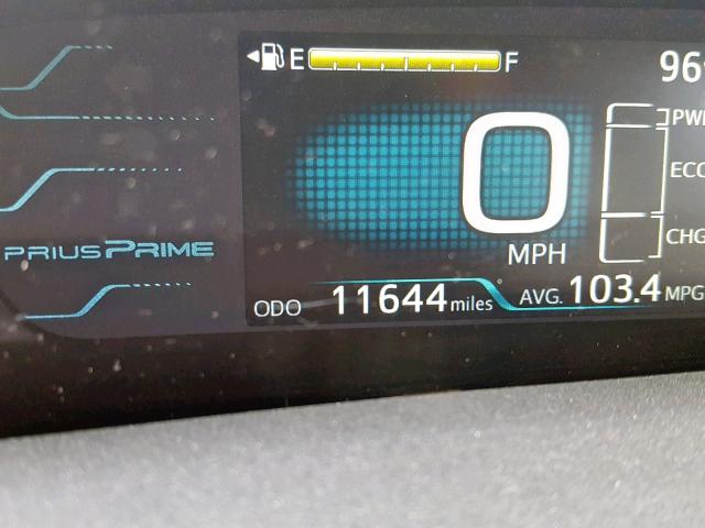 JTDKARFP6H3033870 - 2017 TOYOTA PRIUS PRIM 银色 照片 8