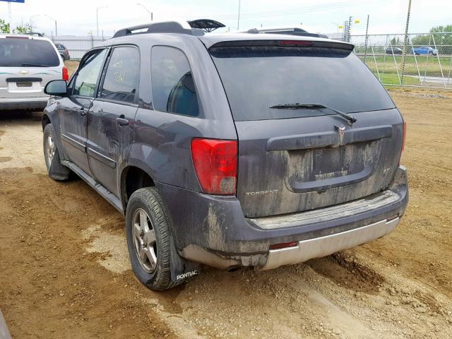 2CKDL73FX76081634 - 2007 PONTIAC TORRENT BLUE photo 3