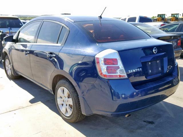 3N1AB61E68L632420 - 2008 NISSAN SENTRA 2.0 BLUE photo 3