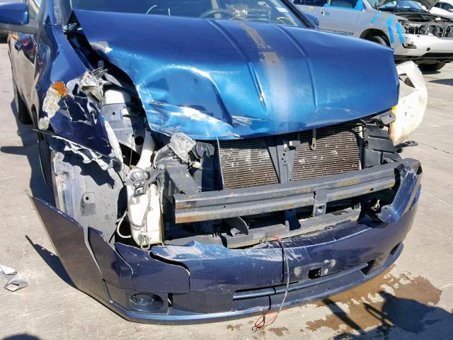 3N1AB61E68L632420 - 2008 NISSAN SENTRA 2.0 BLUE photo 9