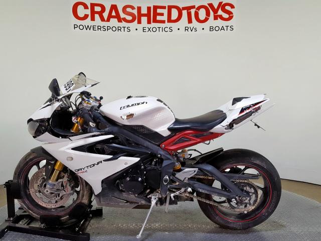 SMTA02YKXEJ646123 - 2014 TRIUMPH MOTORCYCLE DAYTONA 67 WHITE photo 5