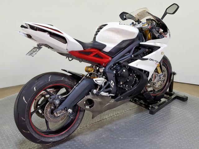 SMTA02YKXEJ646123 - 2014 TRIUMPH MOTORCYCLE DAYTONA 67 WHITE photo 8