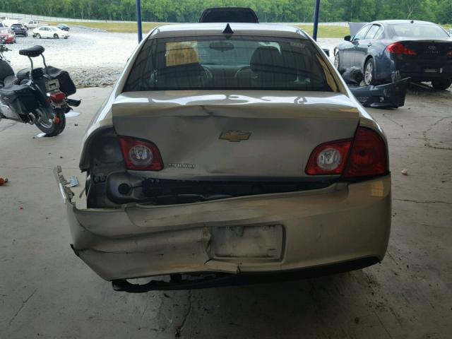 1G1ZB5E05CF307469 - 2012 CHEVROLET MALIBU LS 银色 照片 9