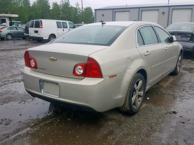 1G1ZC5E1XBF168444 - 2011 CHEVROLET MALIBU 1LT GOLD photo 4