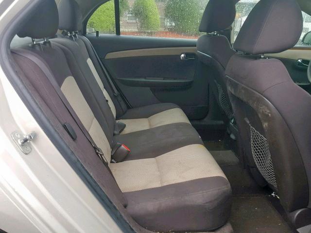 1G1ZC5E1XBF168444 - 2011 CHEVROLET MALIBU 1LT GOLD photo 6