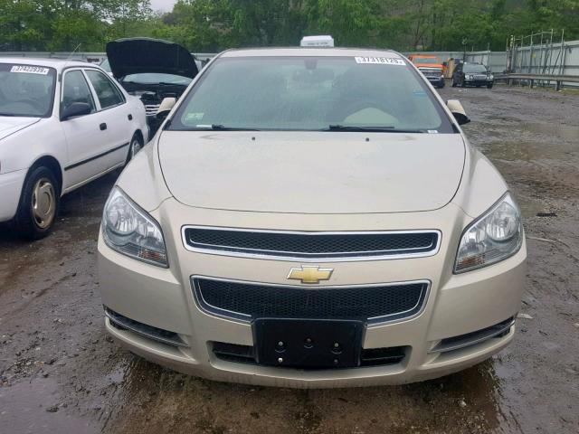 1G1ZC5E1XBF168444 - 2011 CHEVROLET MALIBU 1LT GOLD photo 9
