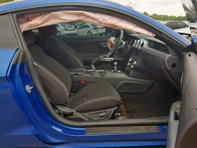 1FA6P8CF5H5333450 - 2017 FORD MUSTANG GT BLUE photo 5