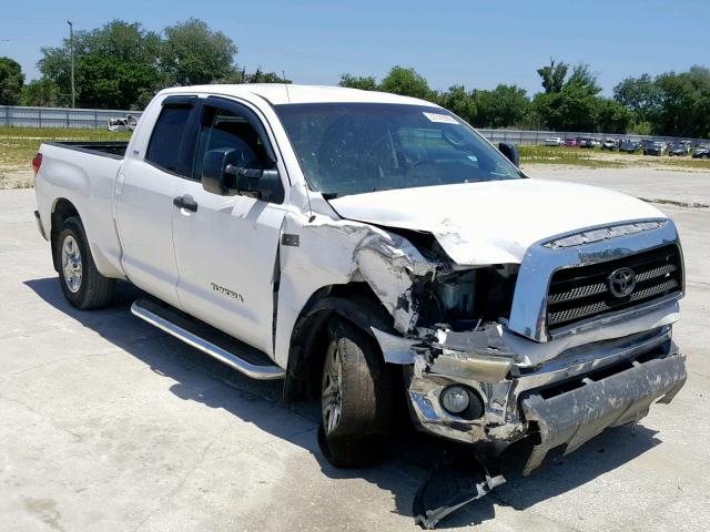 5TBRV54148S479436 - 2008 TOYOTA TUNDRA DOU WHITE photo 1