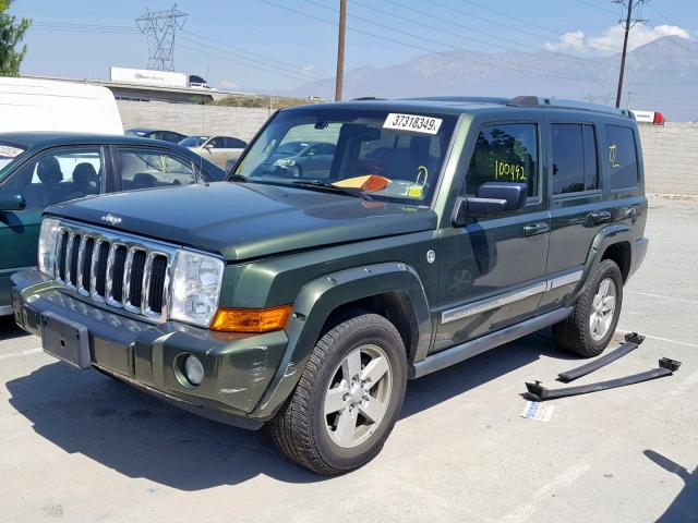 1J8HG58N18C226692 - 2008 JEEP COMMANDER GREEN photo 2