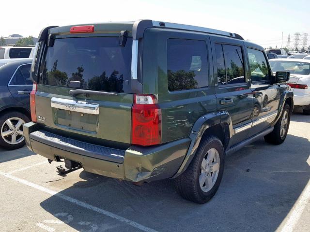 1J8HG58N18C226692 - 2008 JEEP COMMANDER GREEN photo 4