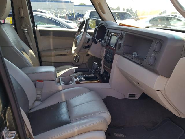 1J8HG58N18C226692 - 2008 JEEP COMMANDER GREEN photo 5