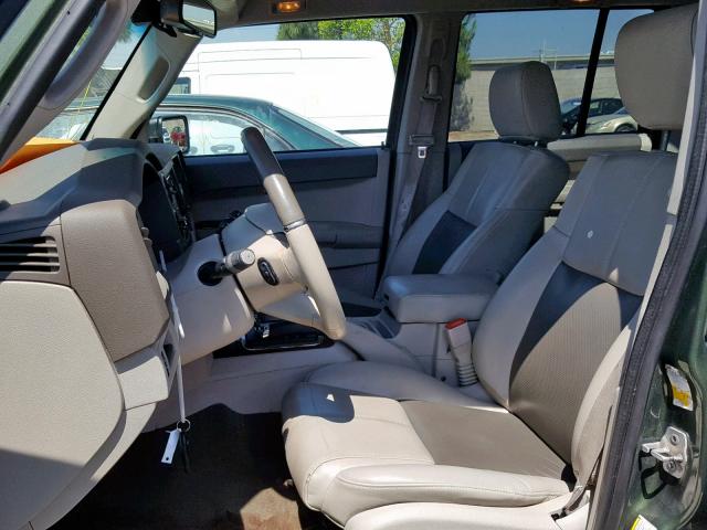 1J8HG58N18C226692 - 2008 JEEP COMMANDER GREEN photo 9