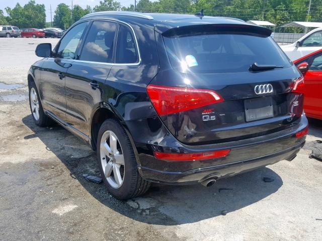 WA1VKAFP4AA048892 - 2010 AUDI Q5 PRESTIG BLACK photo 3