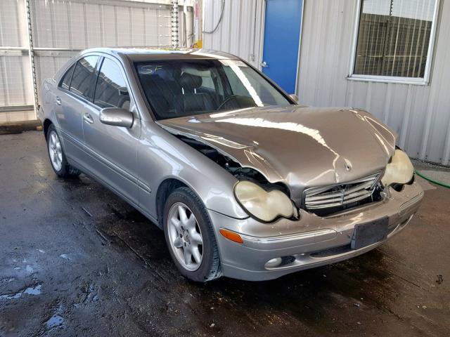 WDBRF61J73A512030 - 2003 MERCEDES-BENZ C 240 GRAY photo 1