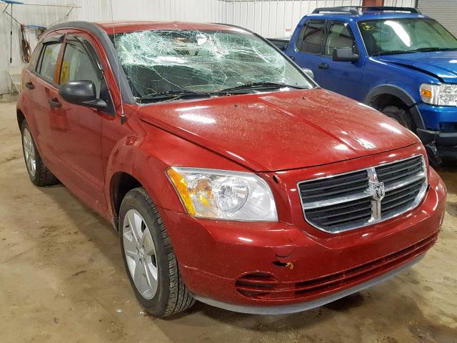 1B3HB48B67D164271 - 2007 DODGE CALIBER SX RED photo 1