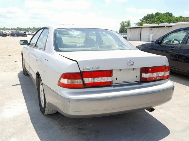 JT8BF28G6Y0242189 - 2000 LEXUS ES 300 GRAY photo 3