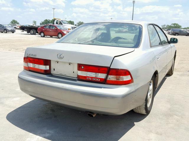 JT8BF28G6Y0242189 - 2000 LEXUS ES 300 GRAY photo 4