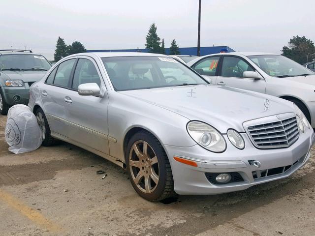 WDBUF56X17B115107 - 2007 MERCEDES-BENZ E 350 SILVER photo 1