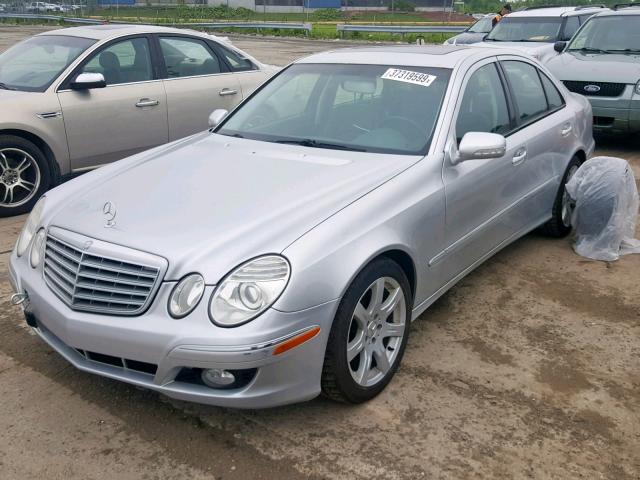 WDBUF56X17B115107 - 2007 MERCEDES-BENZ E 350 SILVER photo 2