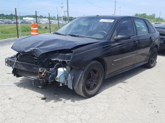 1G1ZT63846F234806 - 2006 CHEVROLET MALIBU MAX შავი ფოტო 2