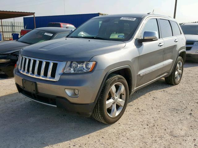 1C4RJECG4CC281930 - 2012 JEEP GRAND CHER GRAY photo 2