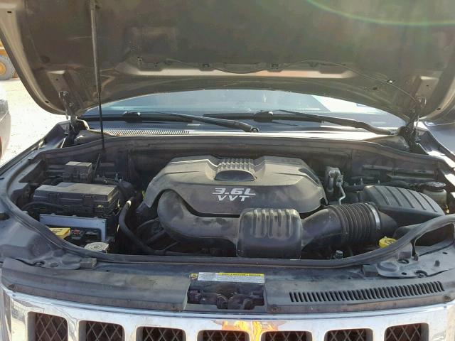 1C4RJECG4CC281930 - 2012 JEEP GRAND CHER GRAY photo 7