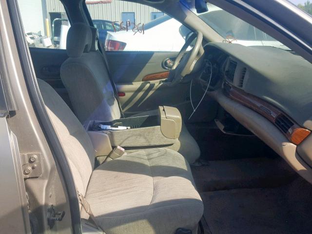 1G4HP54K324212177 - 2002 BUICK LESABRE CU BEIGE photo 5