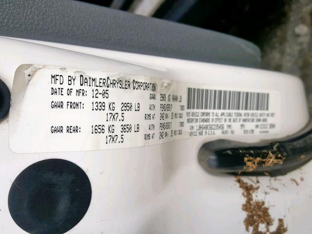 1J8HG48K56C235456 - 2006 JEEP COMMANDER 白色 照片 10