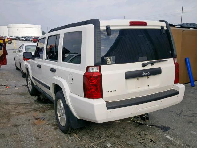 1J8HG48K56C235456 - 2006 JEEP COMMANDER 白色 照片 3