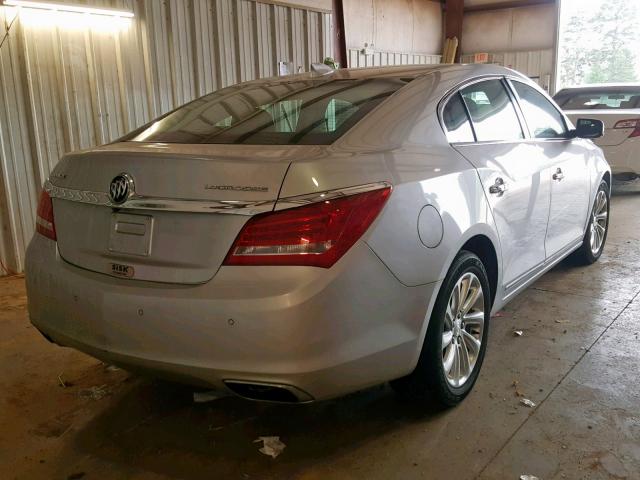 1G4GB5G33FF330271 - 2015 BUICK LACROSSE SILVER photo 4