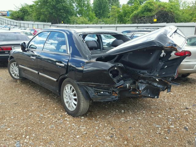 KMHFU45E94A372314 - 2004 HYUNDAI XG 350 BLACK photo 3