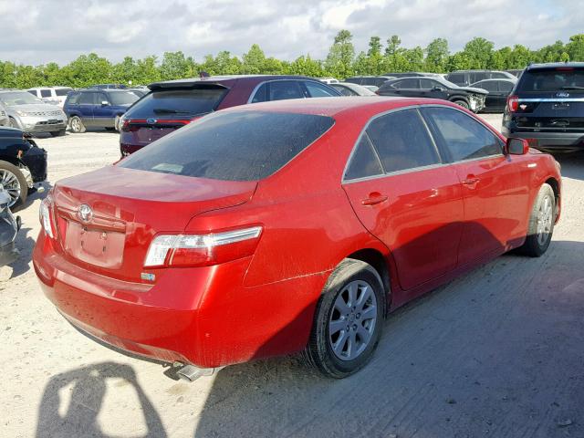 JTNBB46K273033069 - 2007 TOYOTA CAMRY NEW RED photo 4