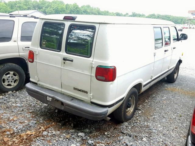 2B7HB11Y6XK568009 - 1999 DODGE RAM VAN B1 WHITE photo 4