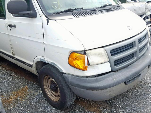 2B7HB11Y6XK568009 - 1999 DODGE RAM VAN B1 WHITE photo 9