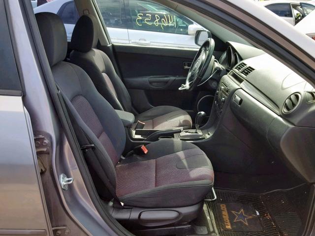 JM1BK123151267522 - 2005 MAZDA 3 S GRAY photo 5